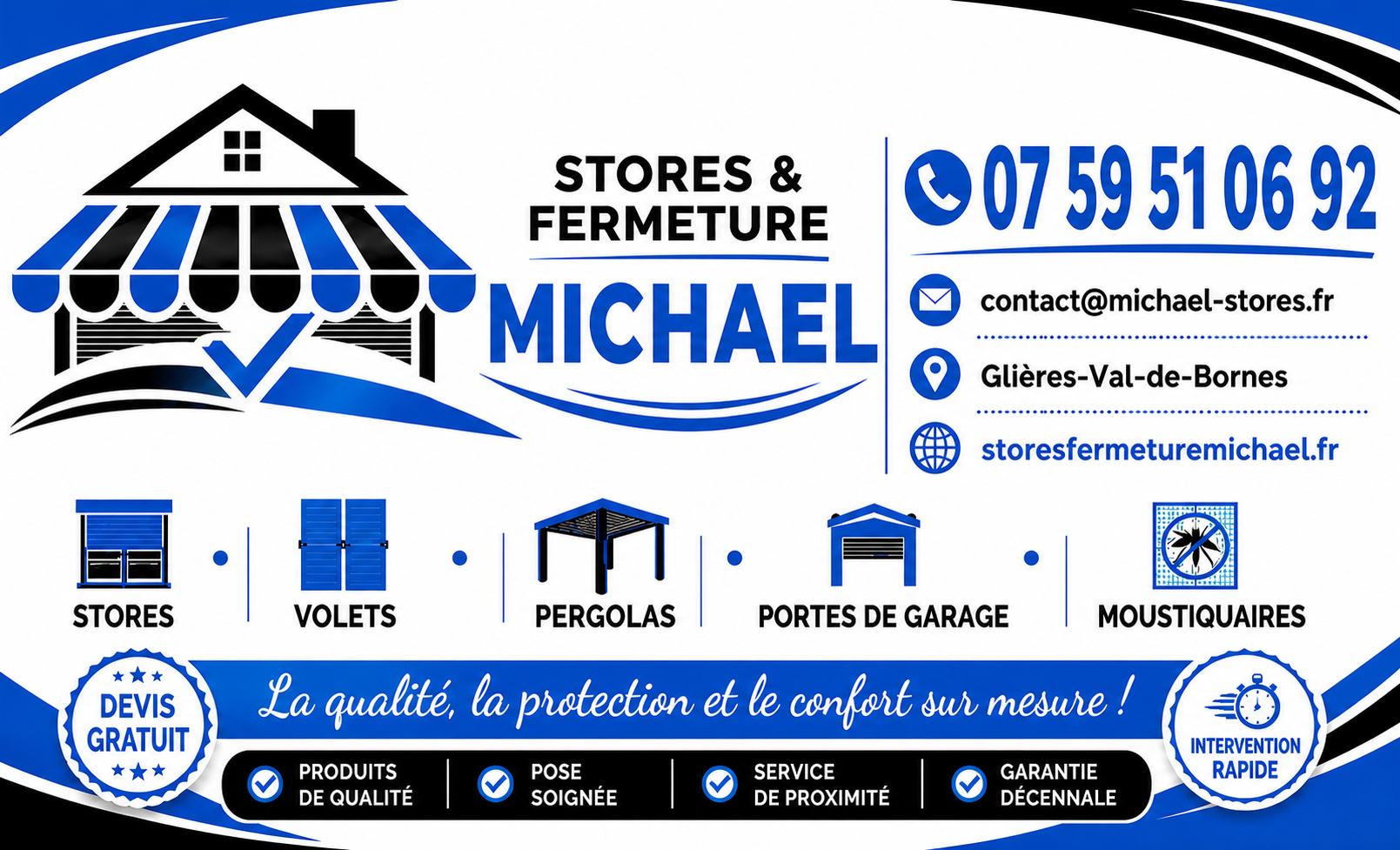 Michael Wiesen — Stores et Fermeture, stores, volets & fermetures à Glières-Val-de-Borne